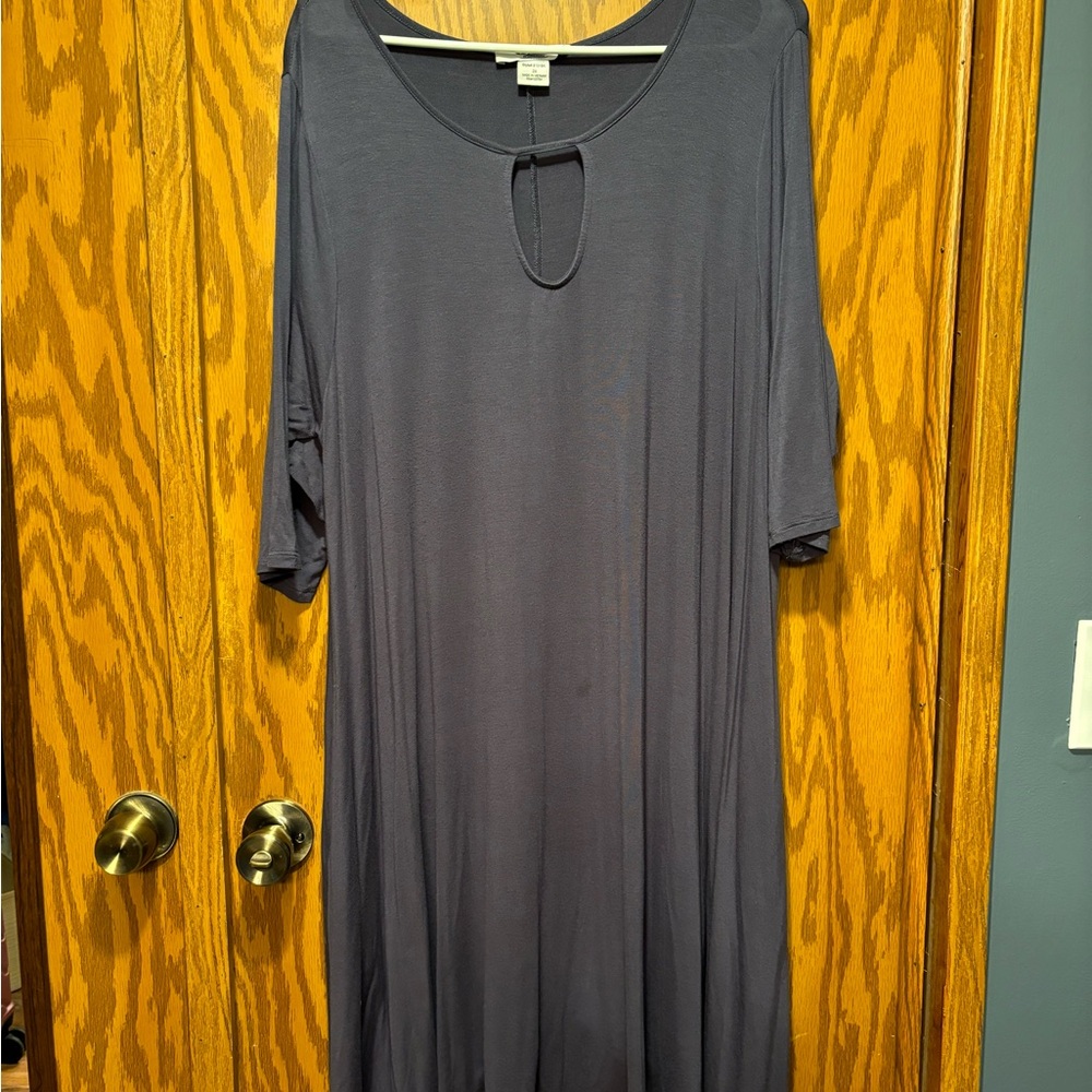 Elegant Gray Women's Dress